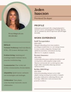 Jaden Isaacson Resume | Ace Models